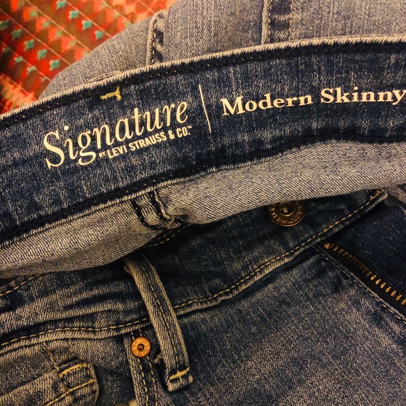 Levi Strauss Modern Skinny Jeans 14L - Picture 5 of 10